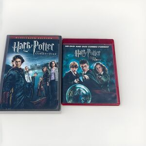 Lot of 2 HARRY POTTER and the Order of the Phoenix HP and the Goblet of Fire DVD